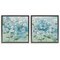 Stupell Industries Blue & White Apple Blossoms 2pc Floater Framed Canvas Wall Art Set Design by Nan